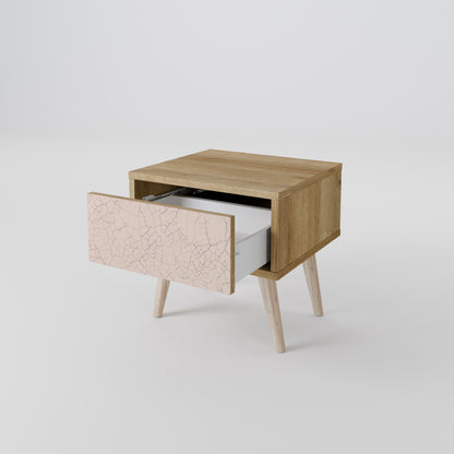 CERAMIC TEXTURE Κομοδίνο με συρτάρι