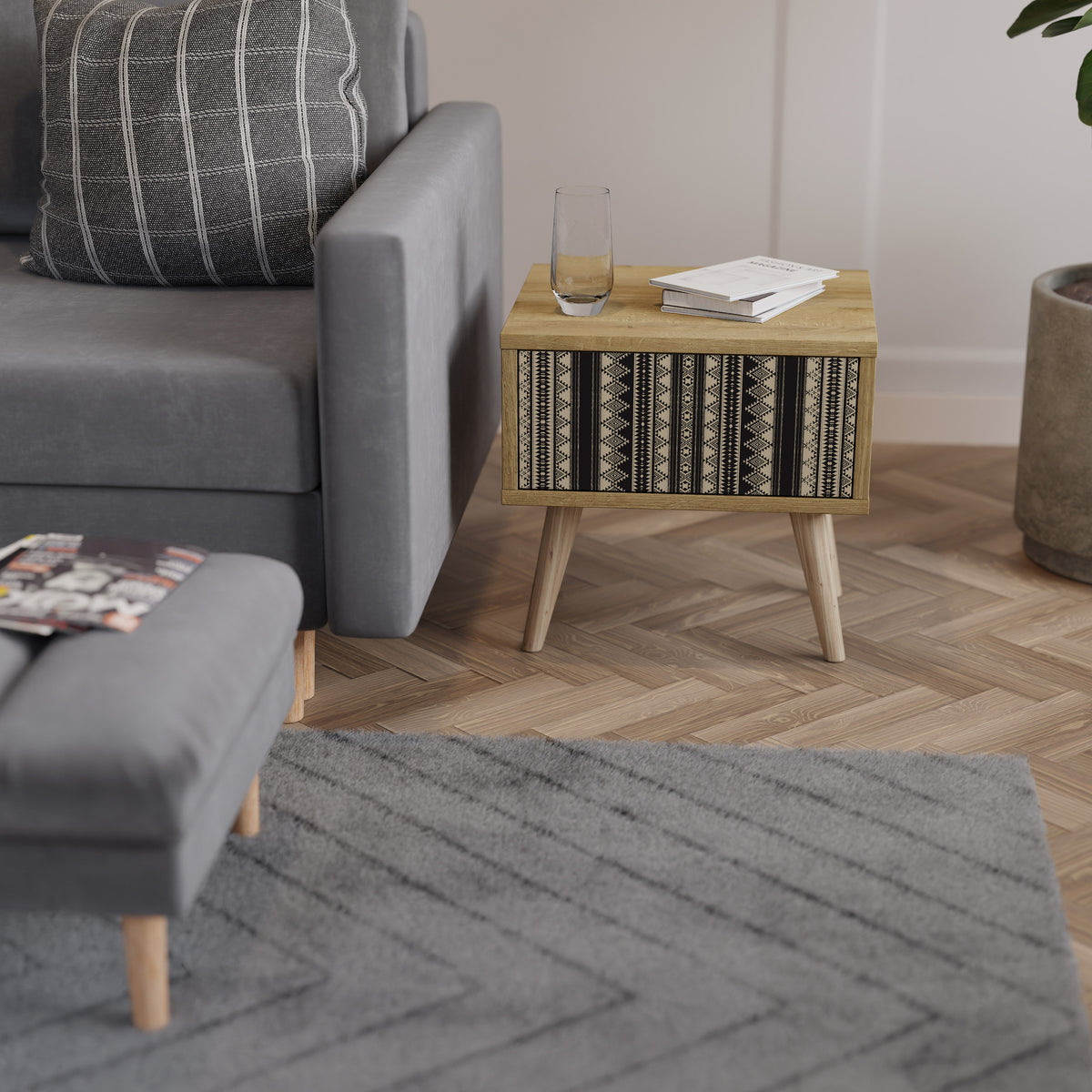 AZTEC Κομοδίνο με συρτάρι