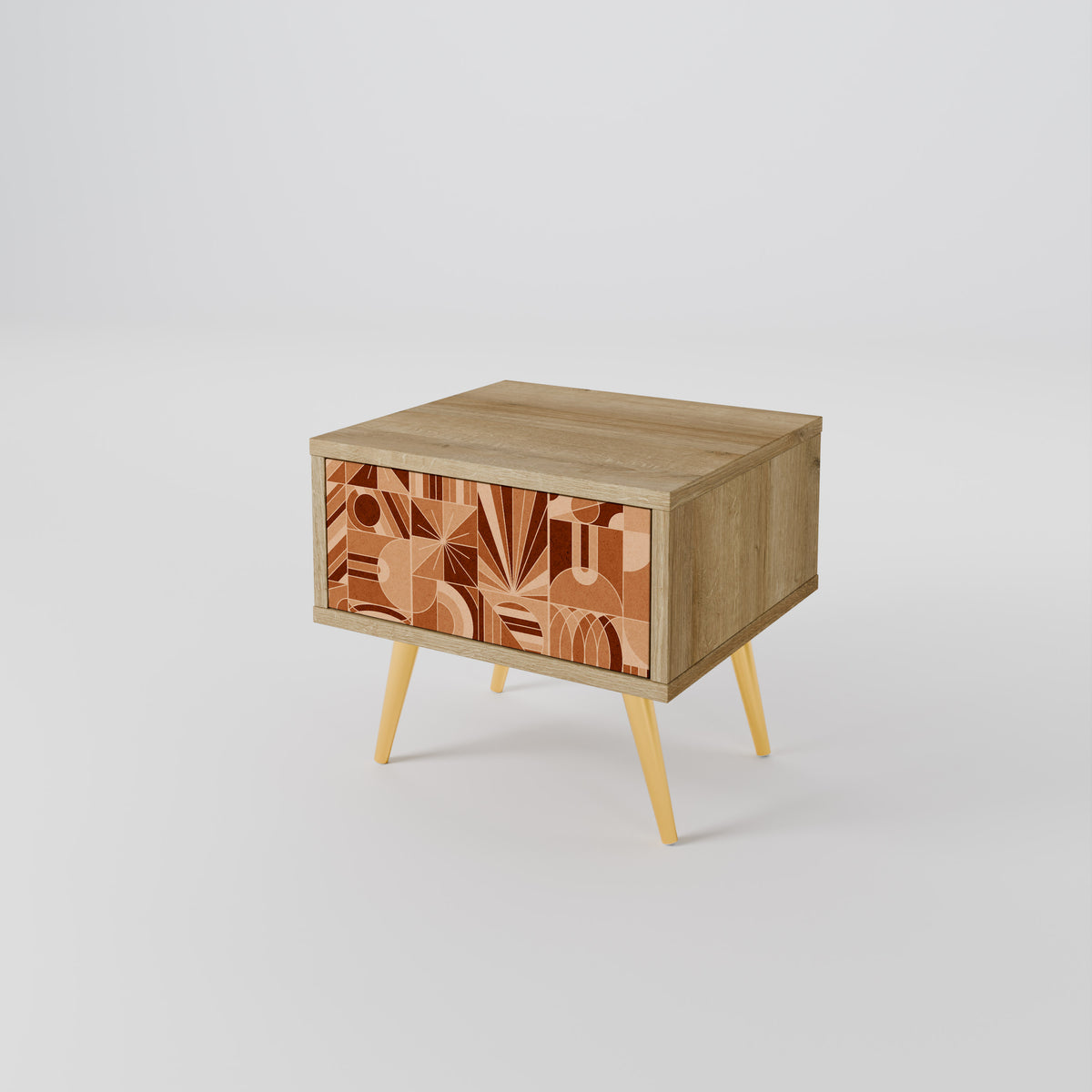 PRISM MOSAIC Κομοδίνο με συρτάρι