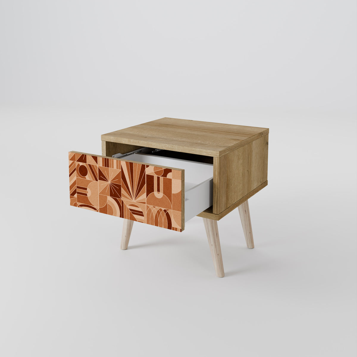 PRISM MOSAIC Κομοδίνο με συρτάρι