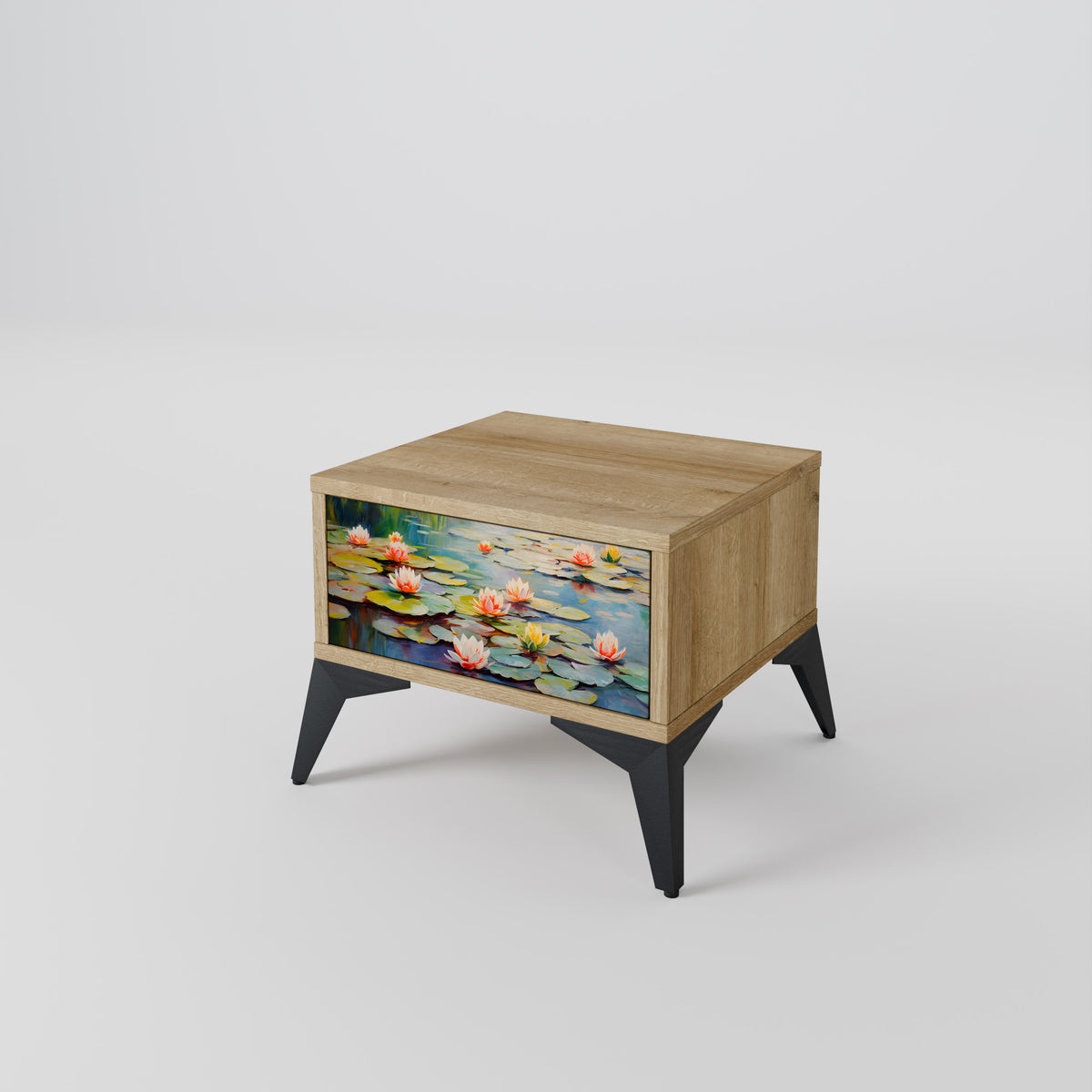 BLOOMING WATERS Κομοδίνο με συρτάρι