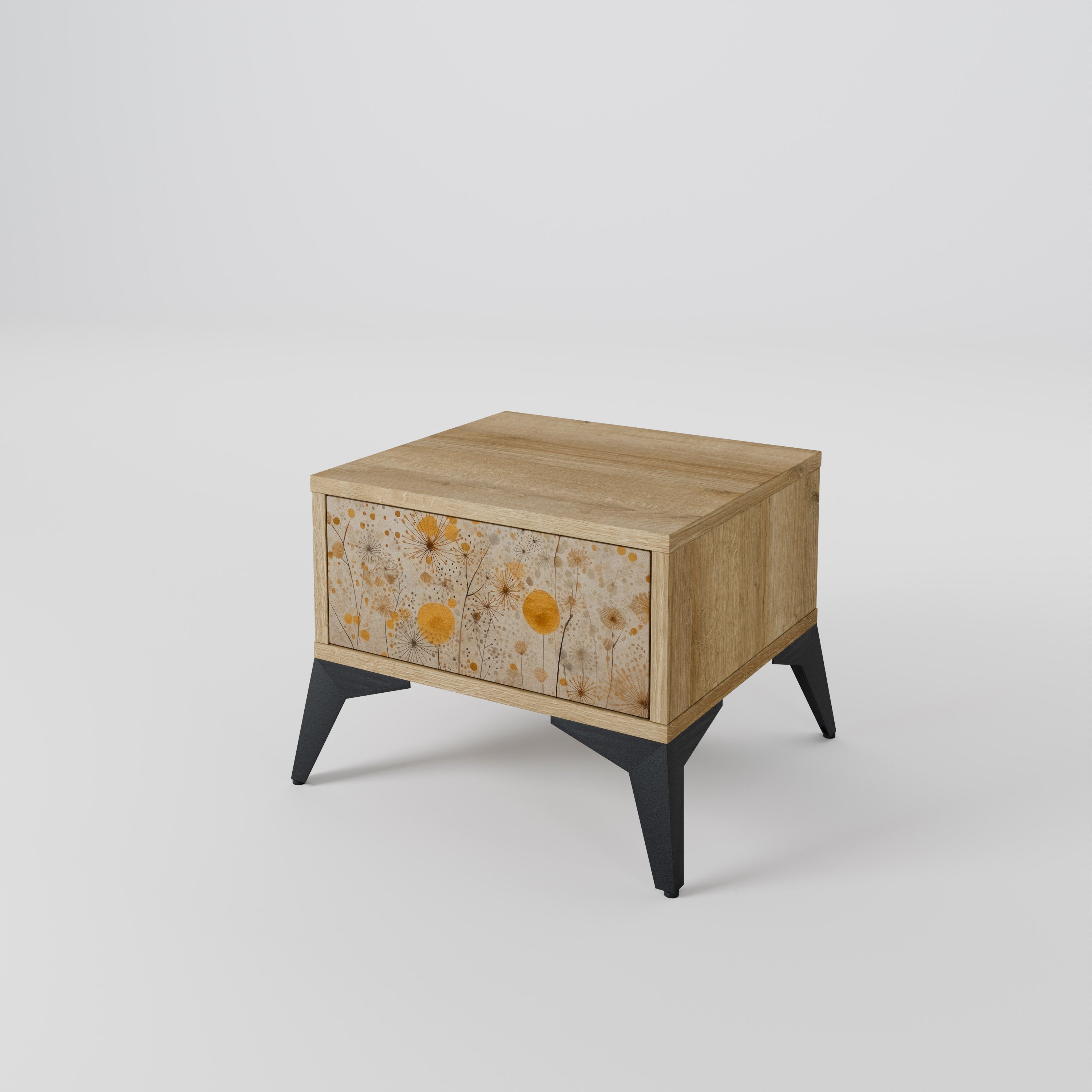 MORNING GLADE Nightstand in Oak Effect