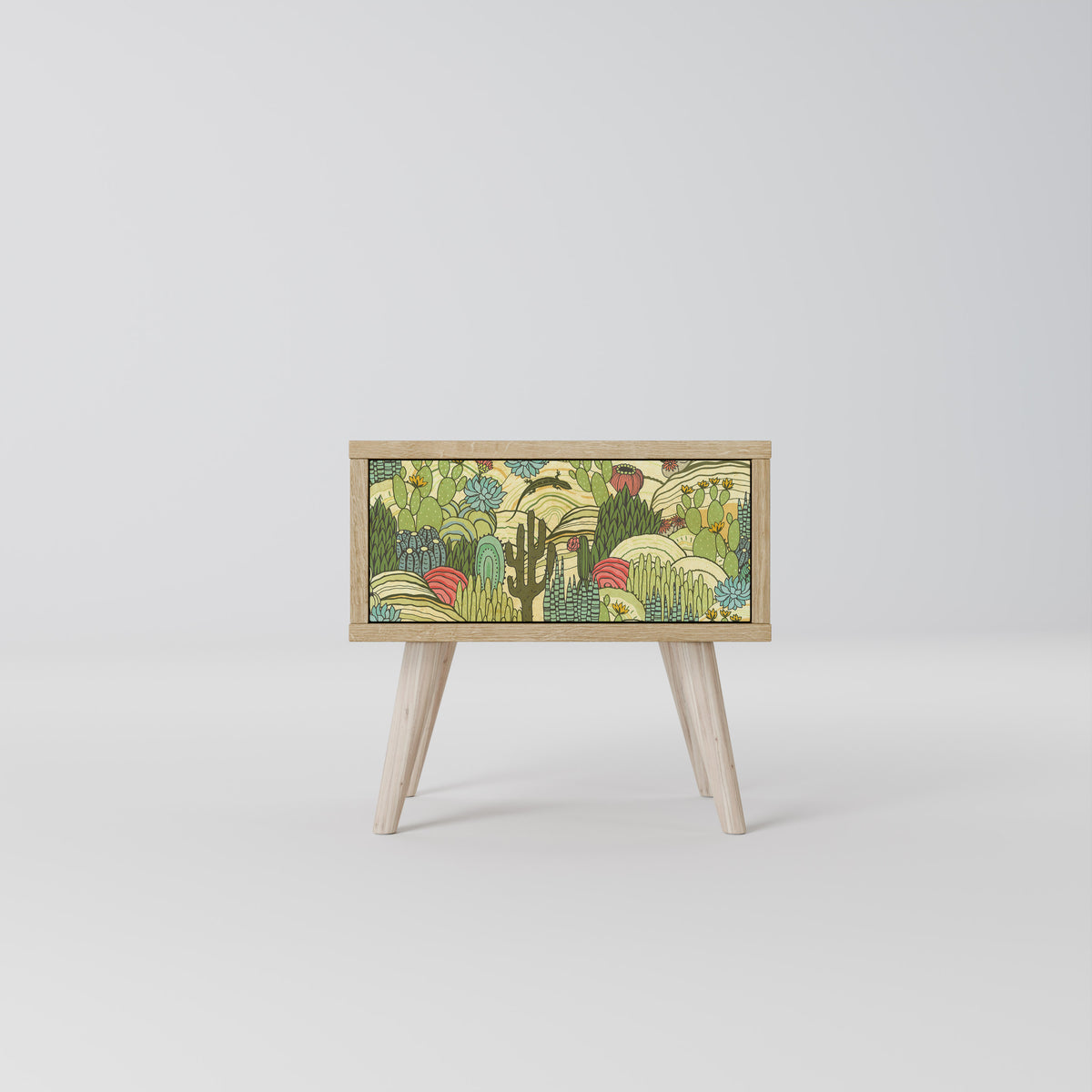 SUCCULENTS KALEIDOSCOPE Κομοδίνο με συρτάρι