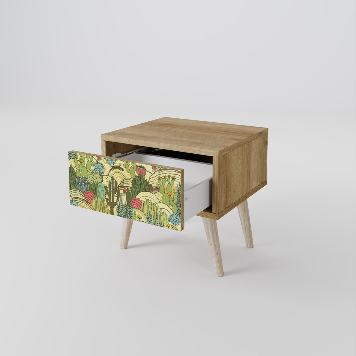 SUCCULENTS KALEIDOSCOPE Κομοδίνο με συρτάρι