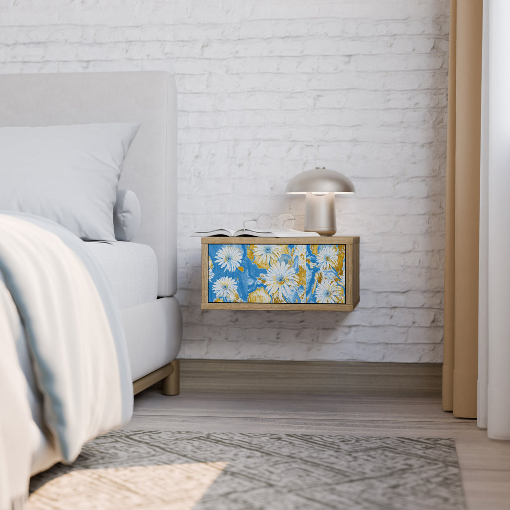 Κομοδίνο DAISY LUXE σε στιλ δρυός