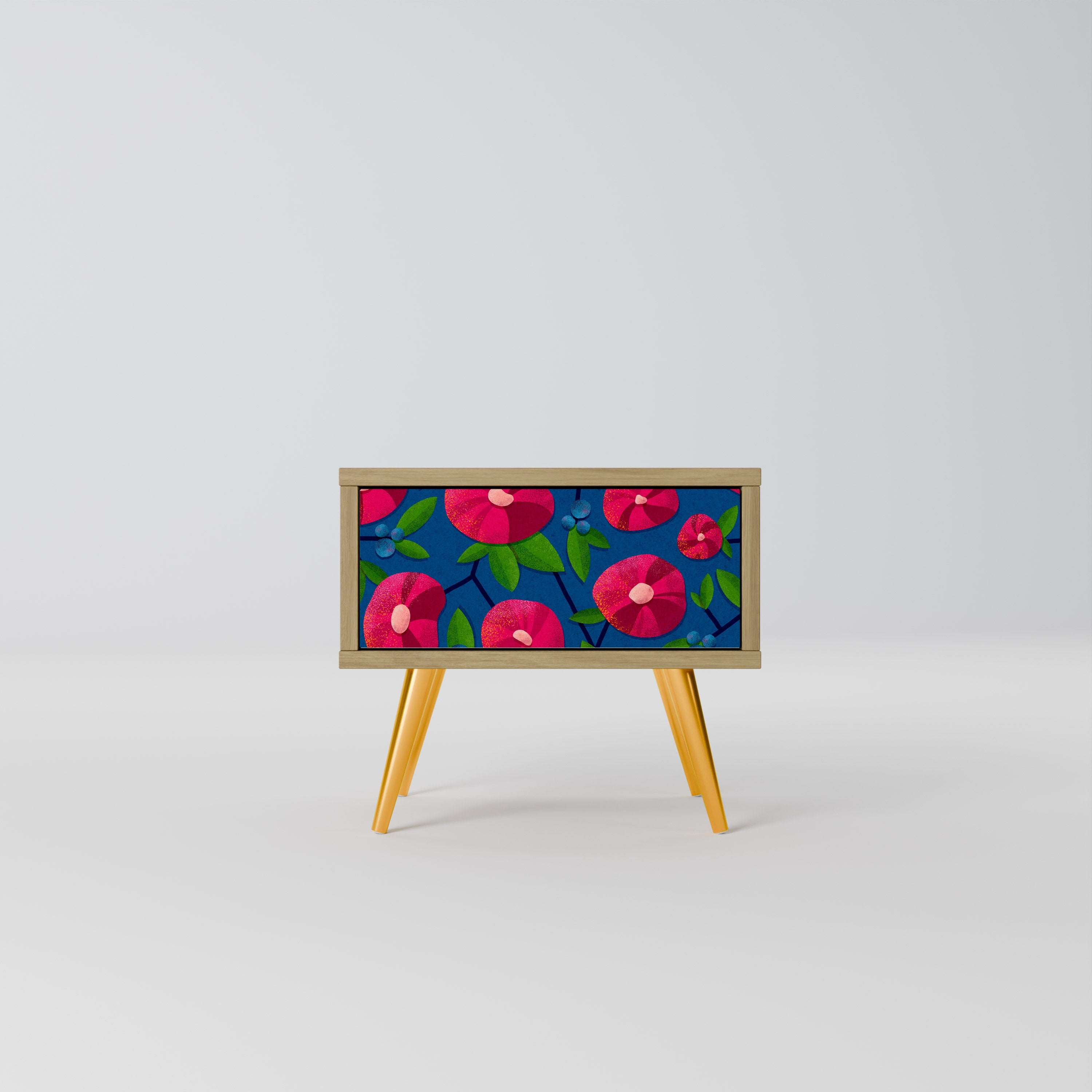 SPRING THOUGHTS Nightstand in Oak Effect