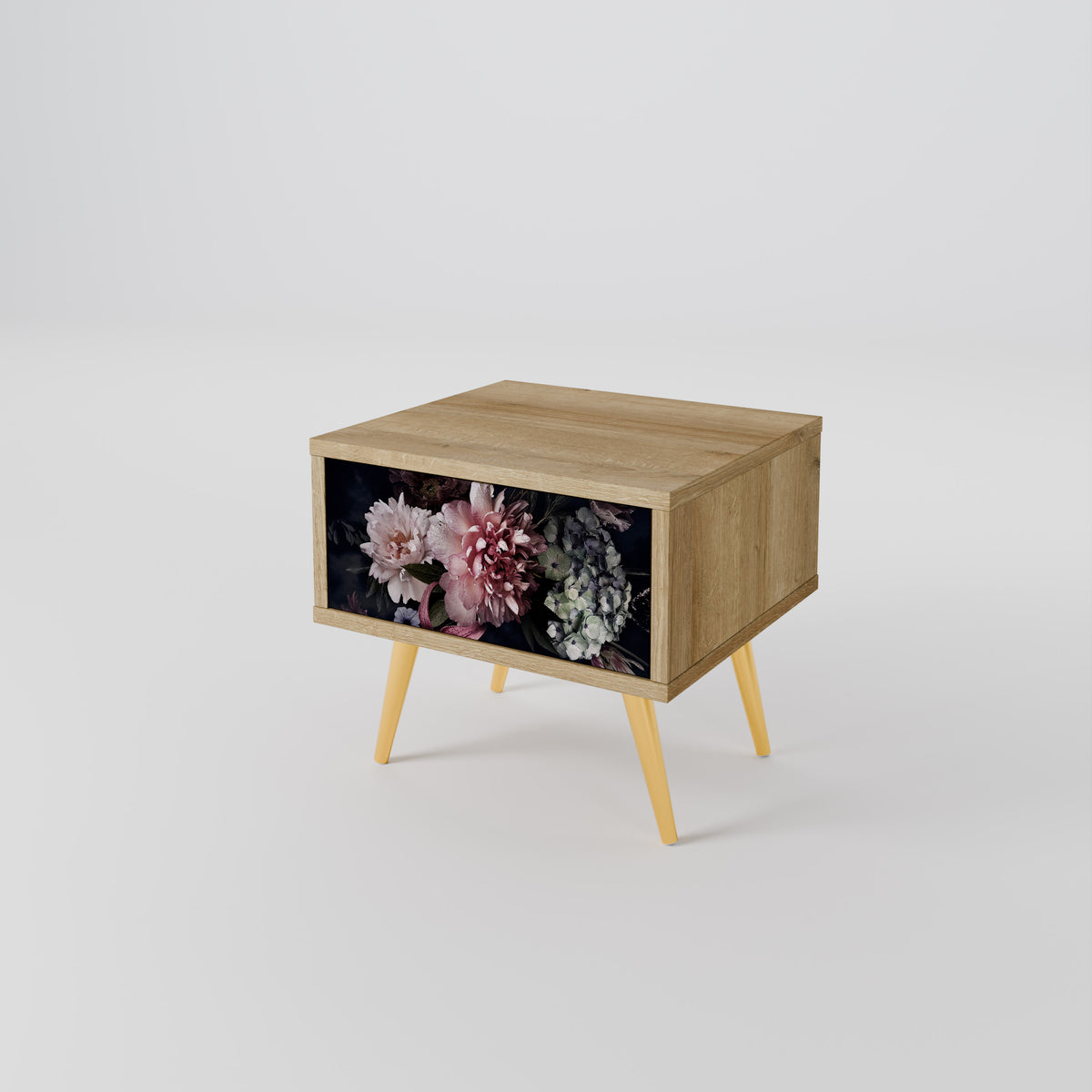 PURE BLOSSOM Κομοδίνο με συρτάρι