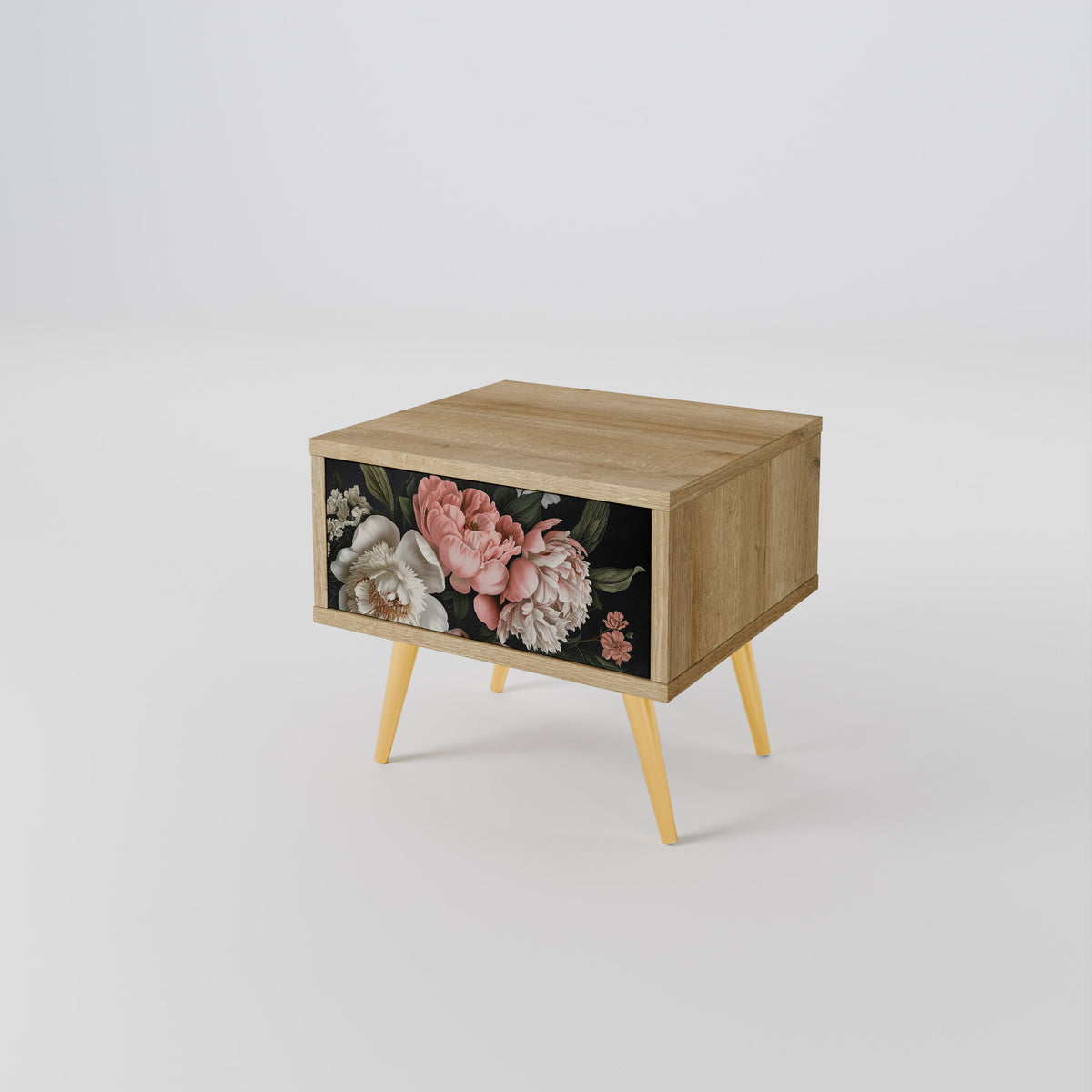 LUSH ELEGANCE Κομοδίνο με συρτάρι