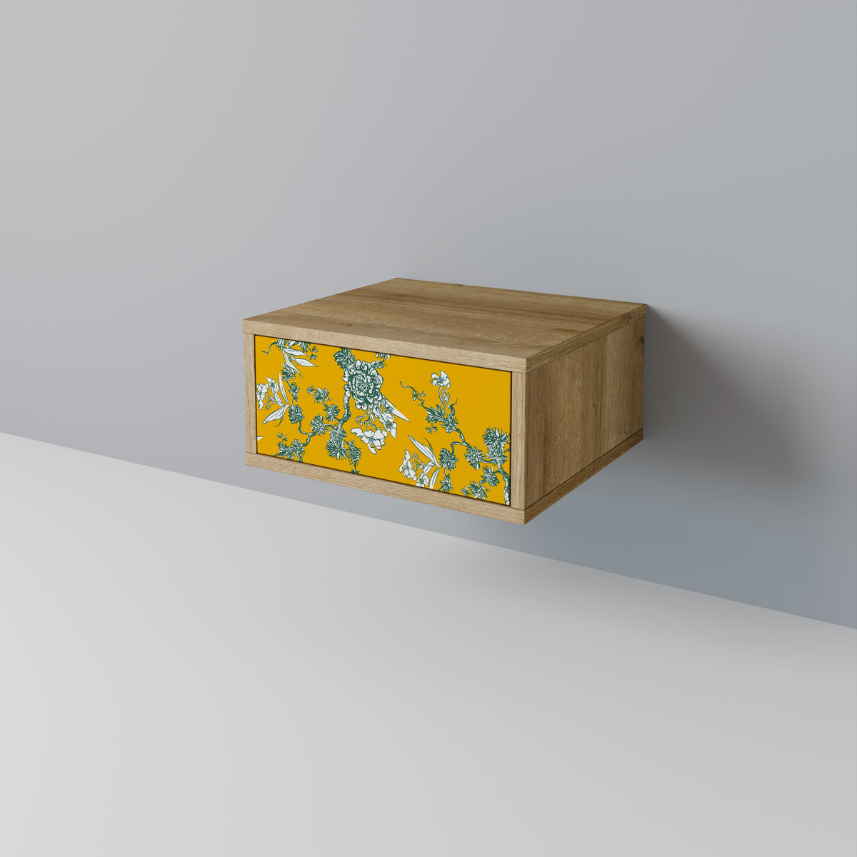 YELLOW CHINOISERIE Κομοδίνο με συρτάρι
