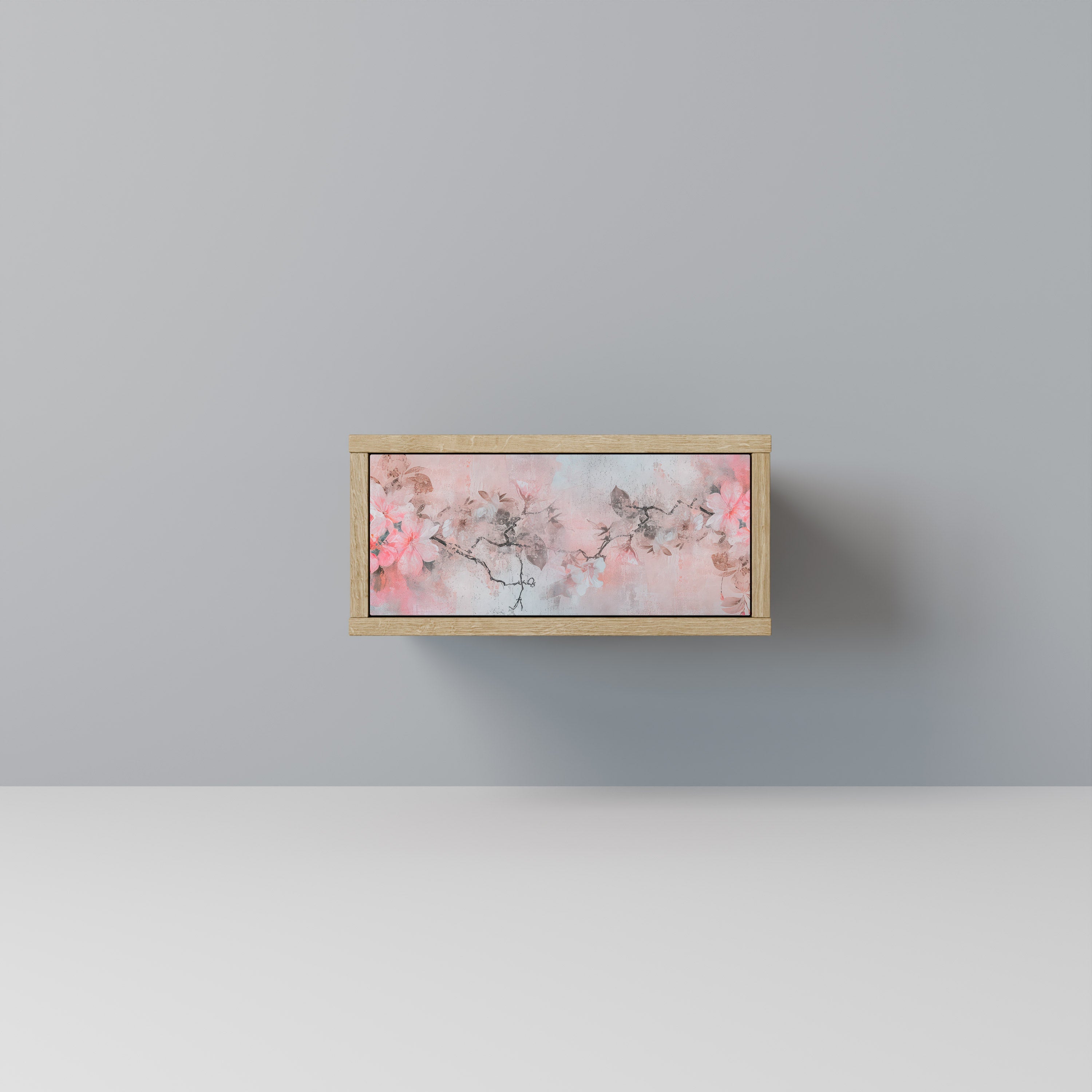 CHERRY BLOSSOM Nightstand in Oak Effect