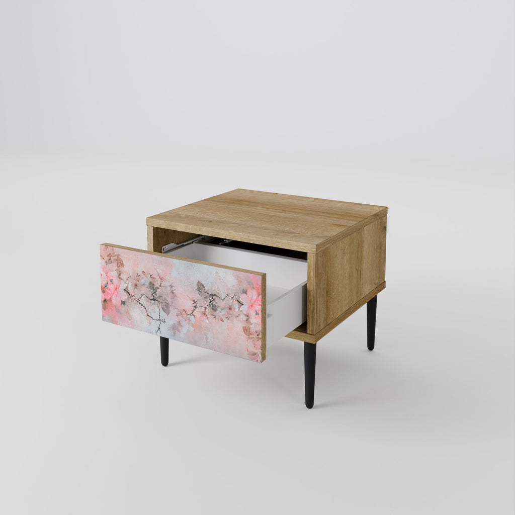 CHERRY BLOSSOM Nightstand in Oak Effect