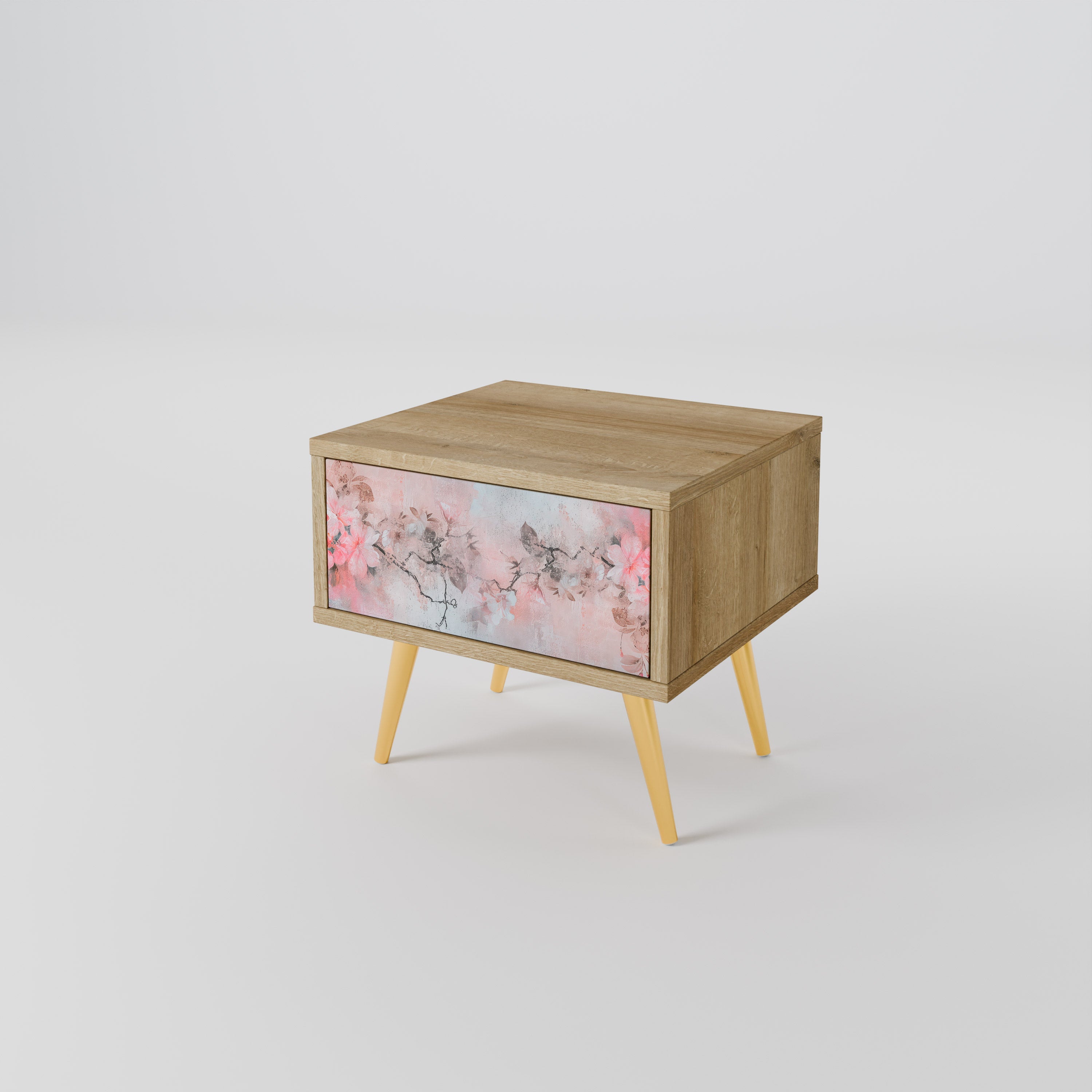 CHERRY BLOSSOM Nightstand in Oak Effect