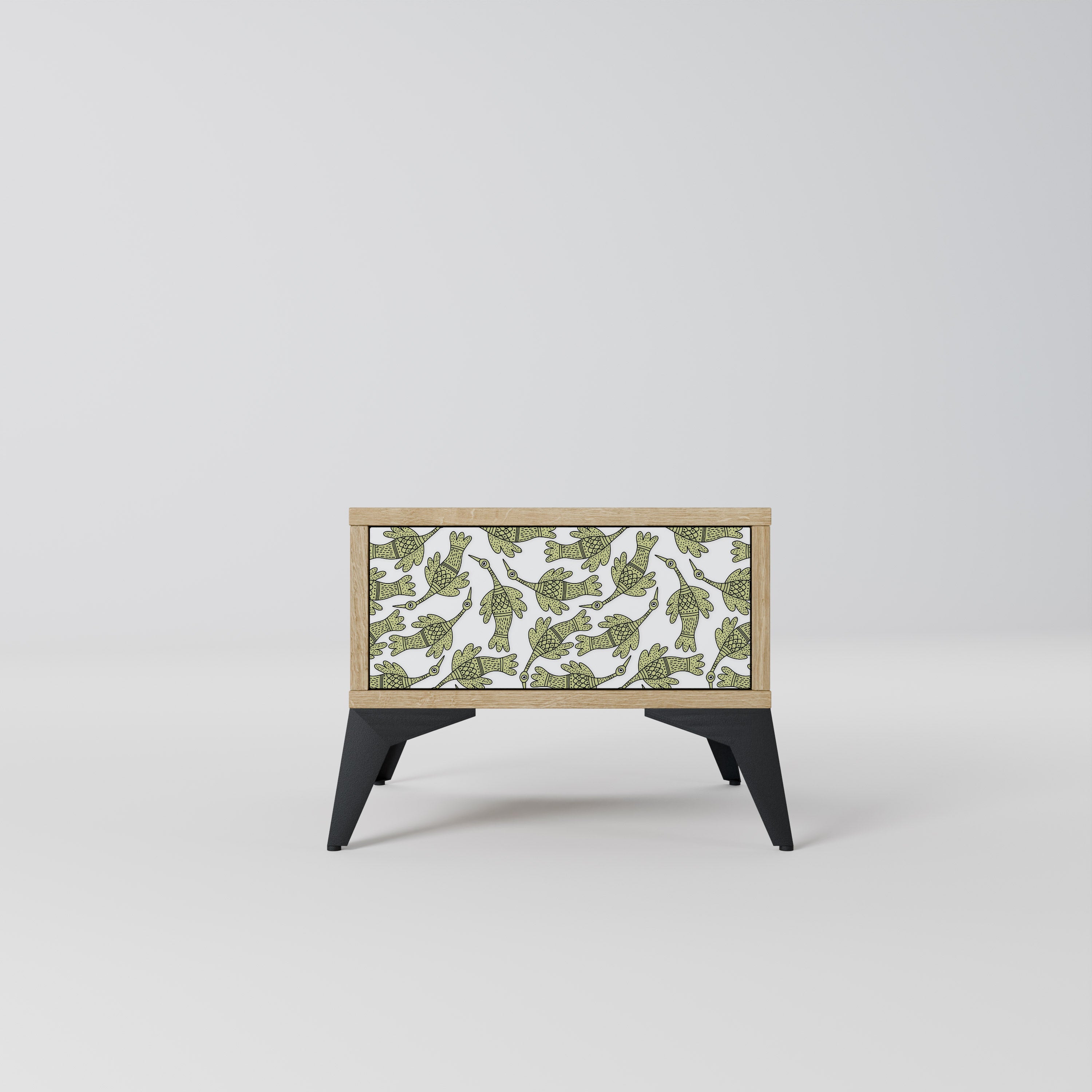SEEDLING SONGBIRD Nightstand in Oak Effect