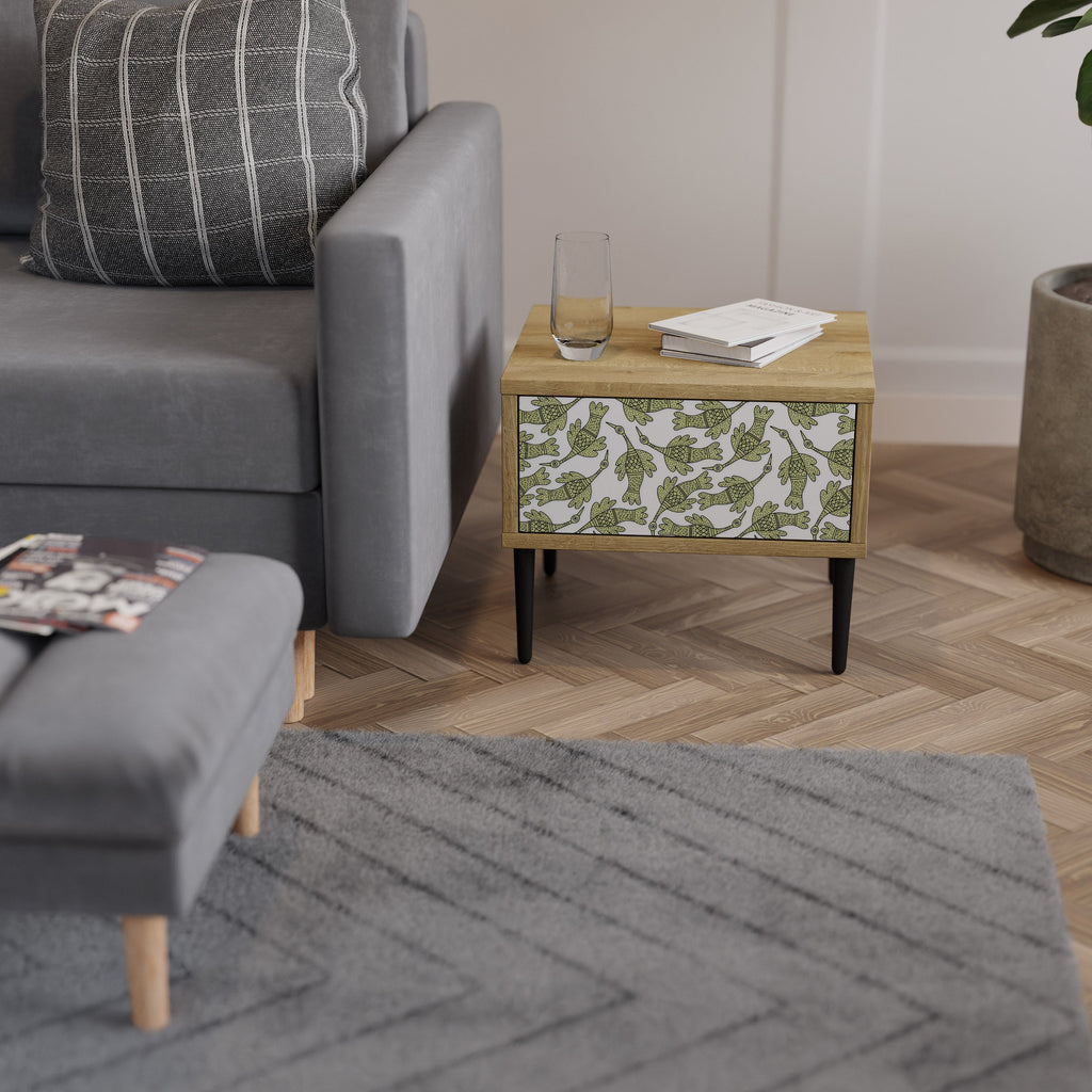 SEEDLING SONGBIRD Nightstand in Oak Effect