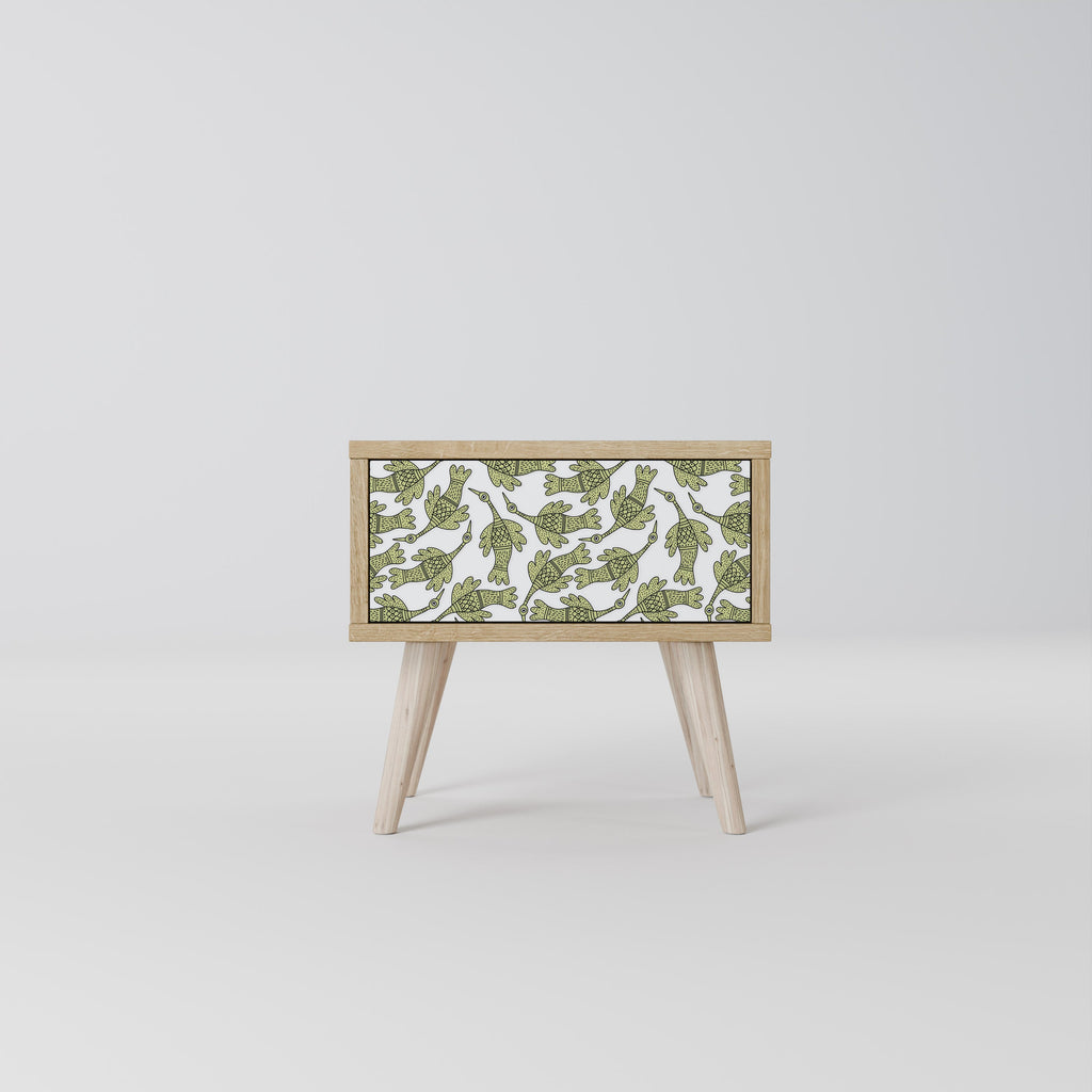 SEEDLING SONGBIRD Nightstand in Oak Effect