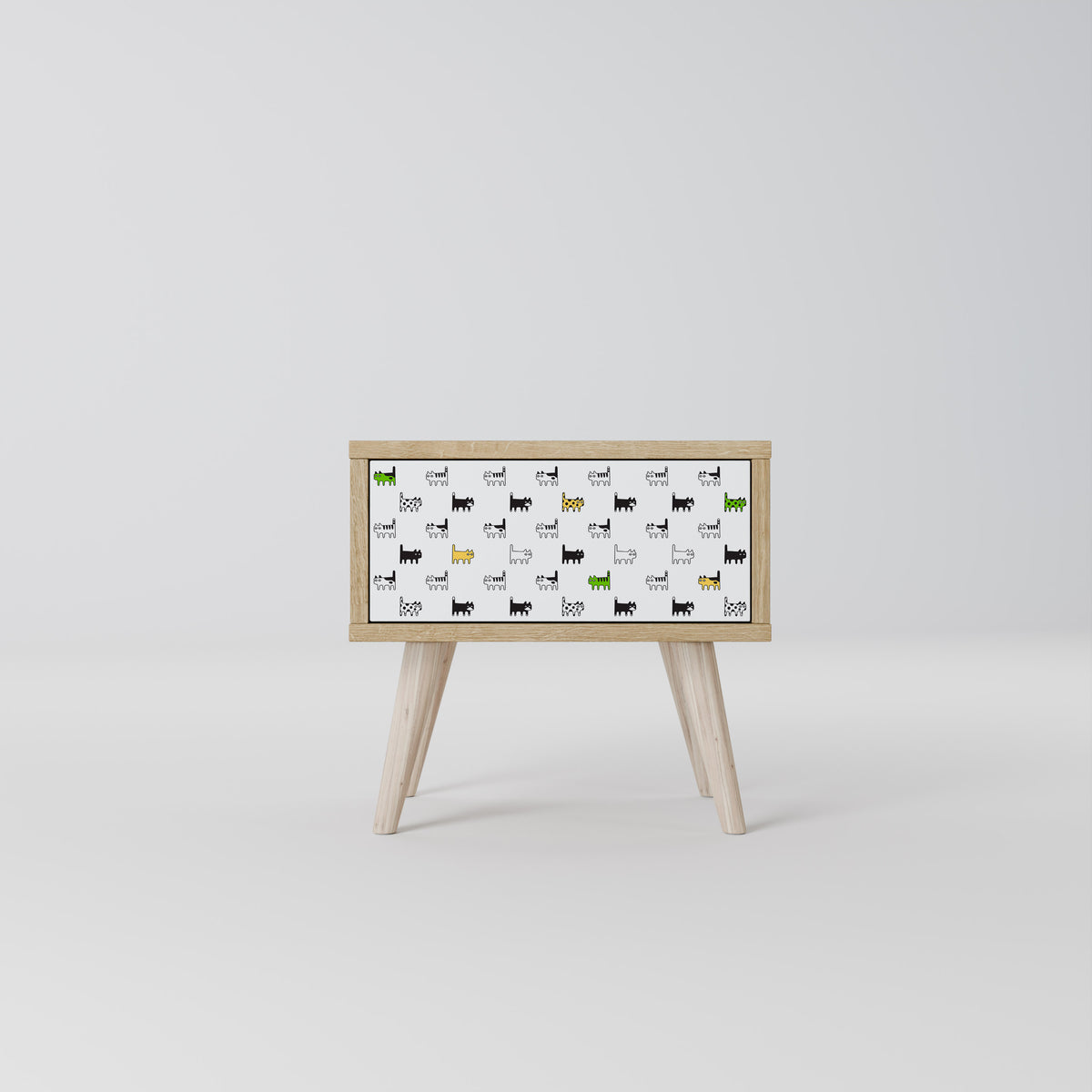 CATS COMPILATION Κομοδίνο με συρτάρι