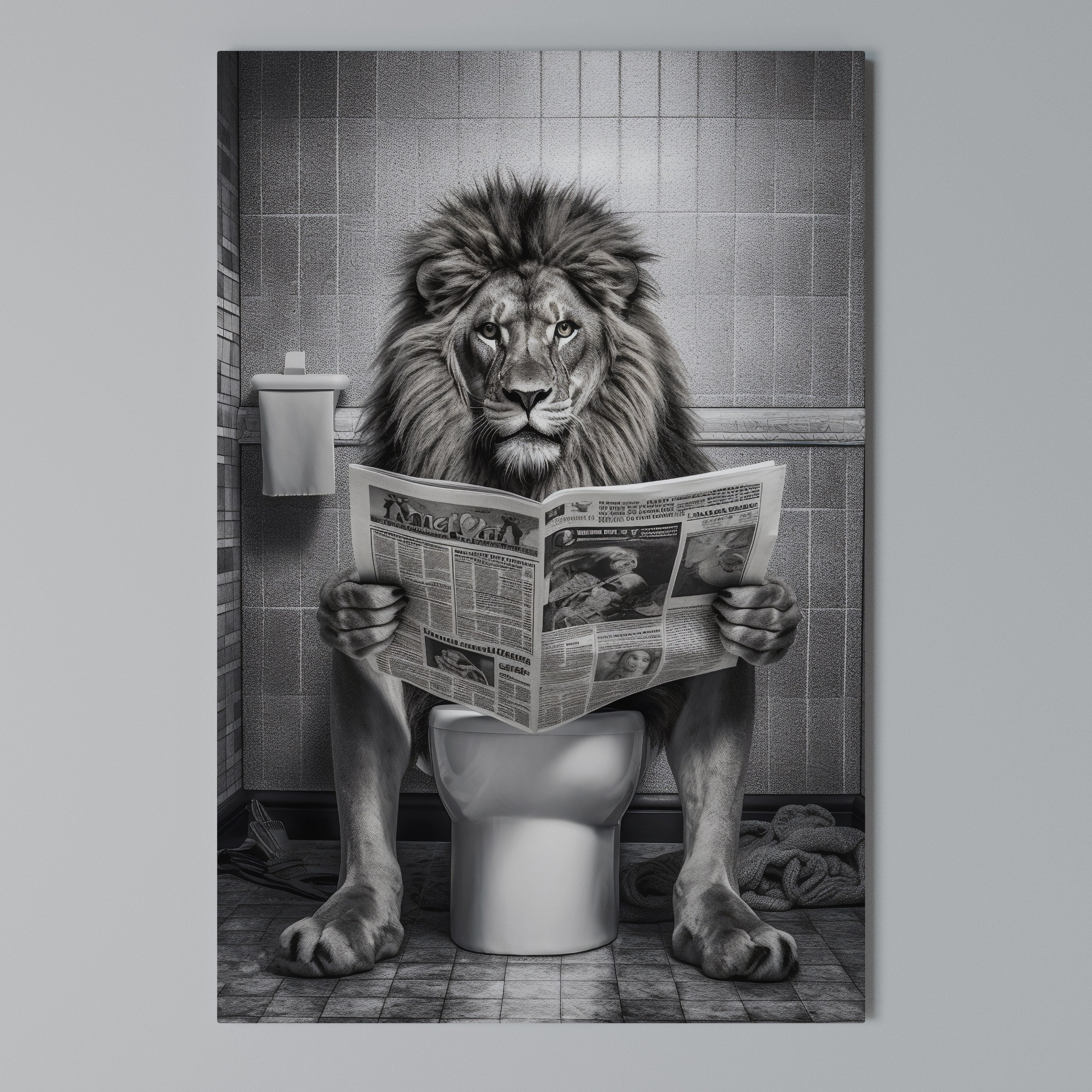ROAR PRESS REVIEW Κατακόρυφος Πίνακας σε Καμβά