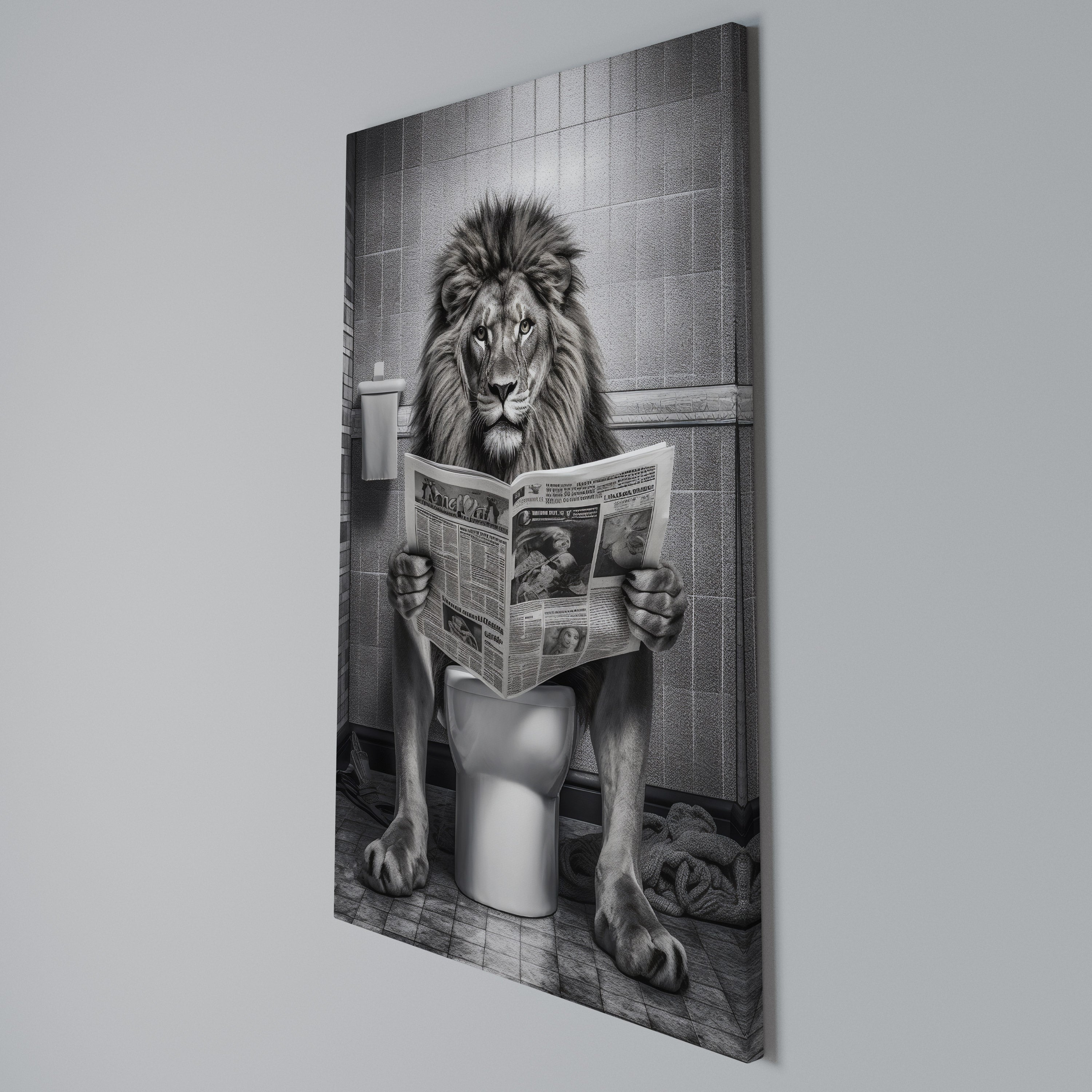ROAR PRESS REVIEW Κατακόρυφος Πίνακας σε Καμβά