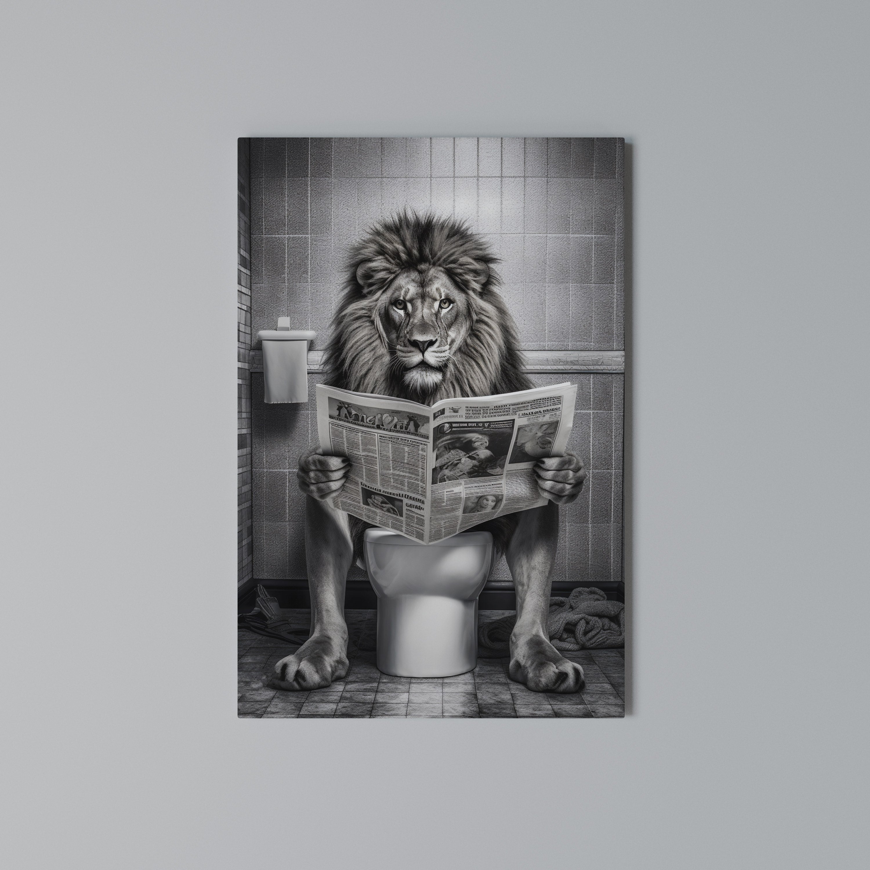 ROAR PRESS REVIEW Κατακόρυφος Πίνακας σε Καμβά