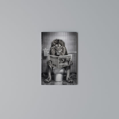 ROAR PRESS REVIEW Vertical Canvas Print