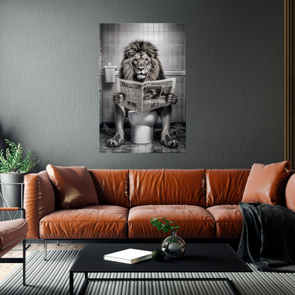 ROAR PRESS REVIEW Vertical Canvas Print