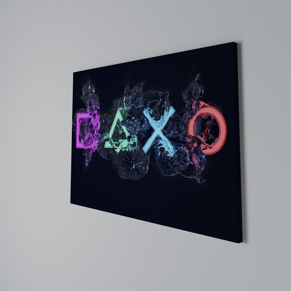 GAMING REVOLT Horizontal Canvas Print