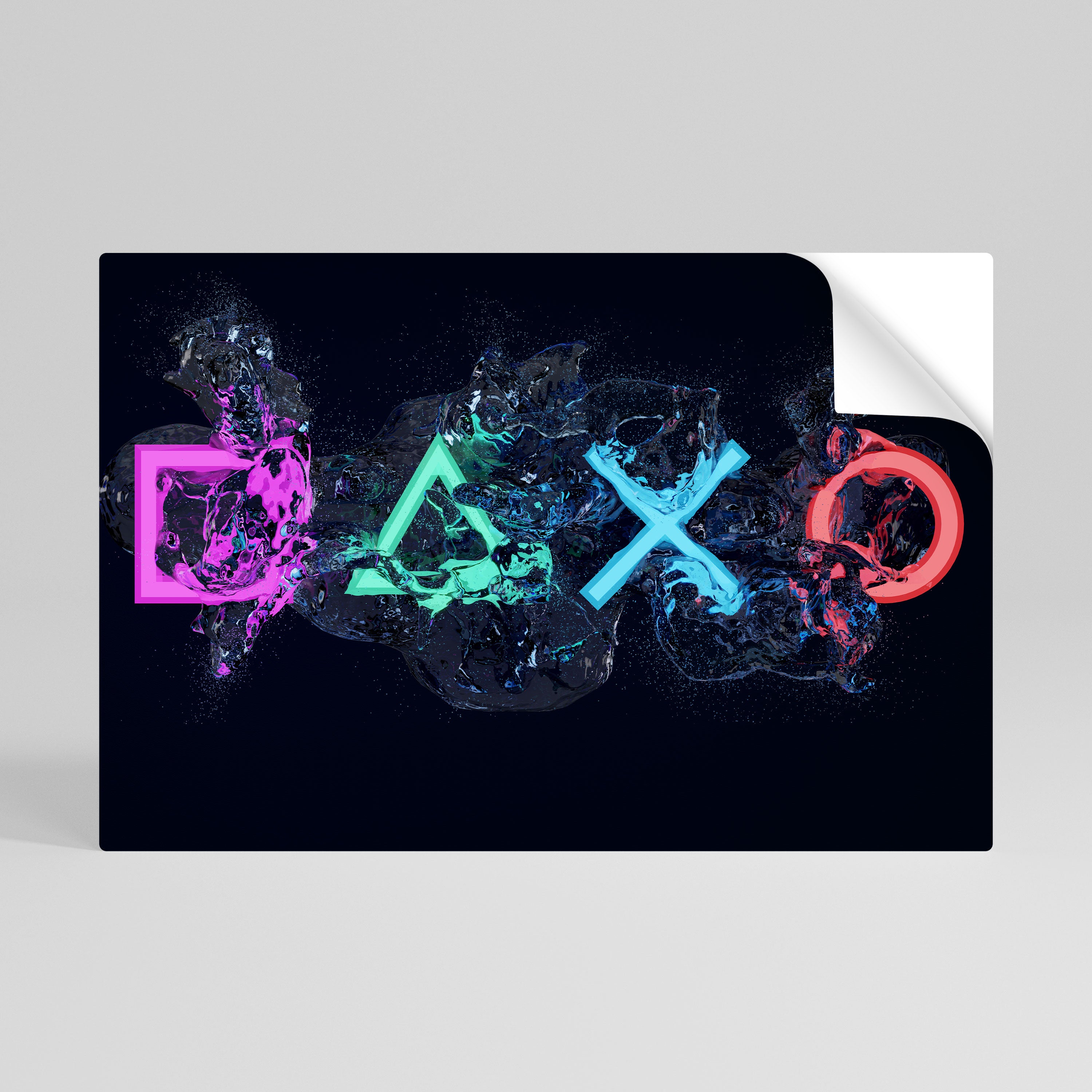 GAMING REVOLT Peel and Stick Horizontal Poster