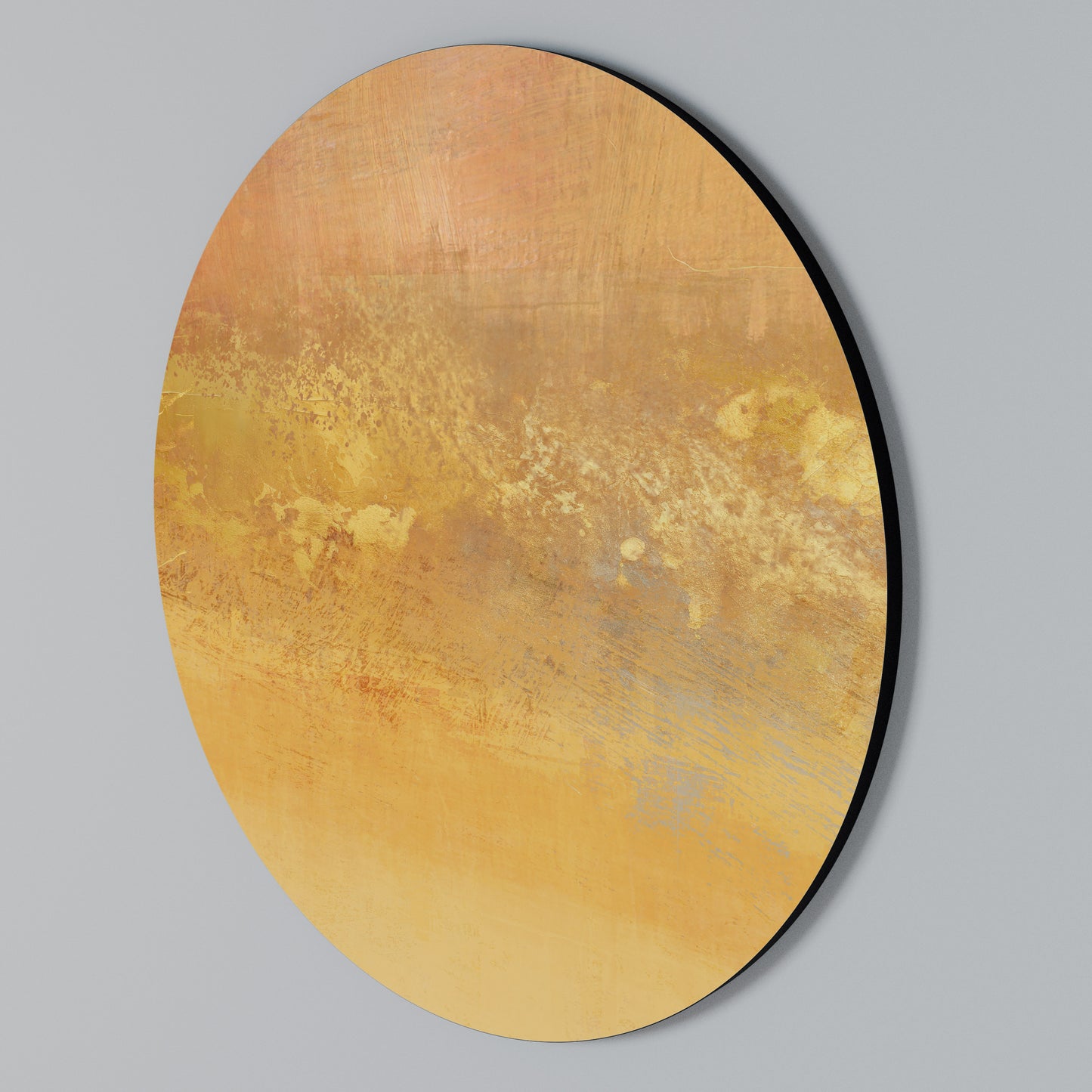 ORANGE IMPRESSION Στρογγυλός πίνακας ζωγραφικής