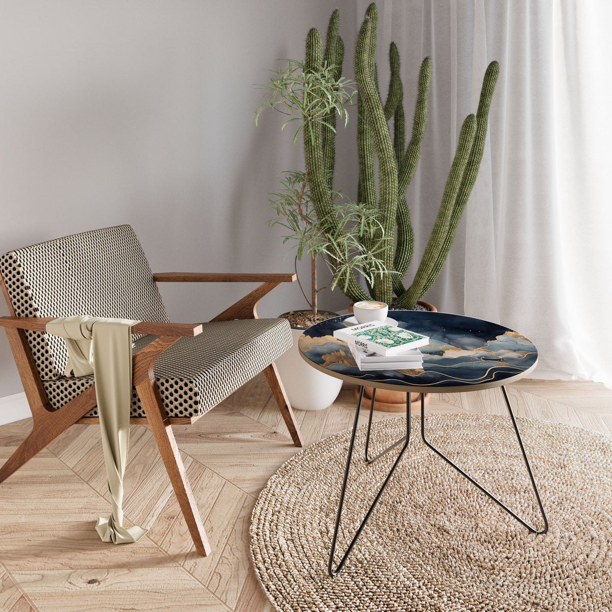 GOLDEN PEAK OF BLUE Τραπεζάκι σαλονιού