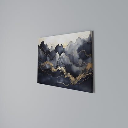 GOLDEN ALPINE BLISS Horizontal Canvas Print