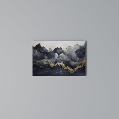 GOLDEN ALPINE BLISS Horizontal Canvas Print
