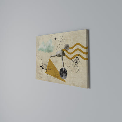 SHAPES OF BALLERINA Horizontal Canvas Print