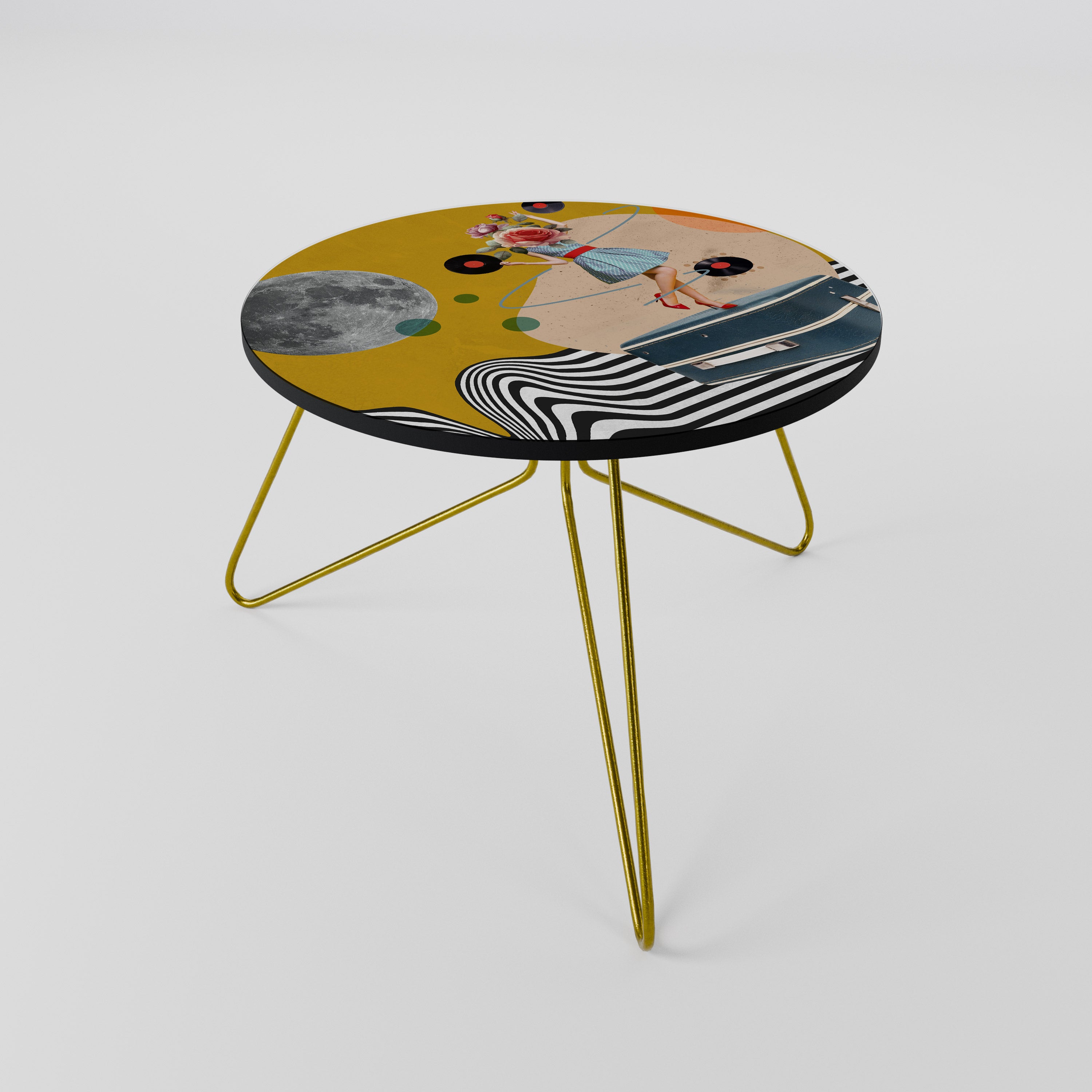 VINYL RETROSPECTION Τραπεζάκι σαλονιού