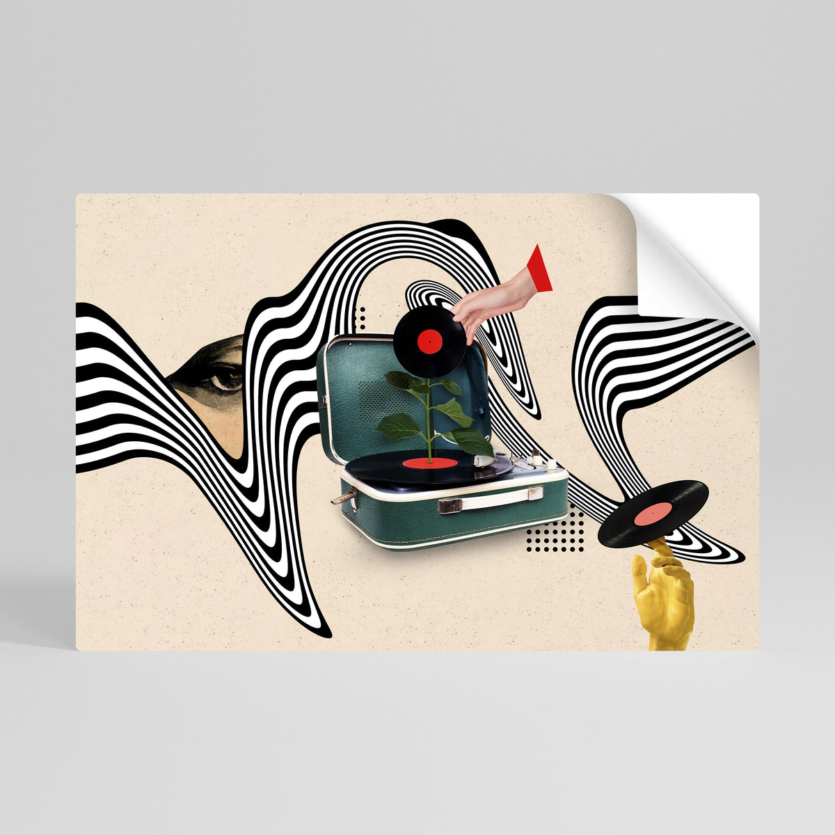 VINYL VARIATION Αυτοκόλλητη Αφίσα οριζόντια