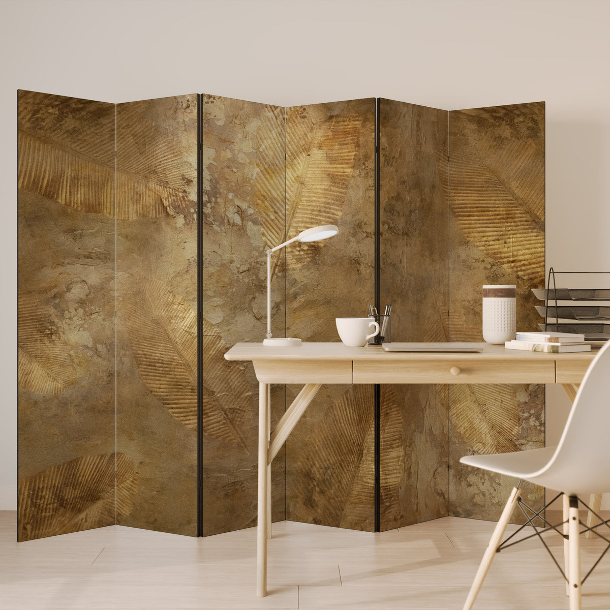 GILDED LEAF CASCADE Παραβάν με 6 πάνελ