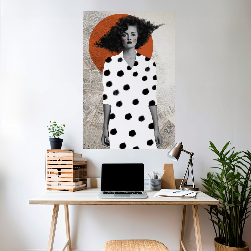 CLASSIC COOL DOTS Αφίσα με κόλλα και κολλήματα