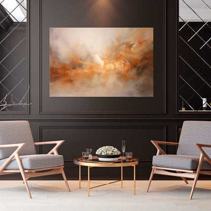 AMBER WHISPERS Horizontal Canvas Print