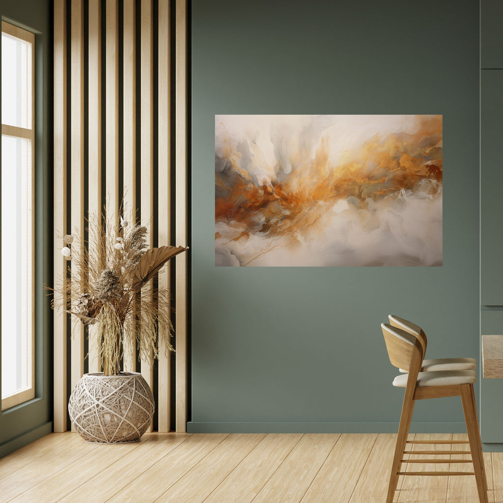 MOLTEN MELODIES Peel and Stick Horizontal Poster