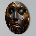 GOLDEN GODDESS Στρογγυλός πίνακας ζωγραφικής