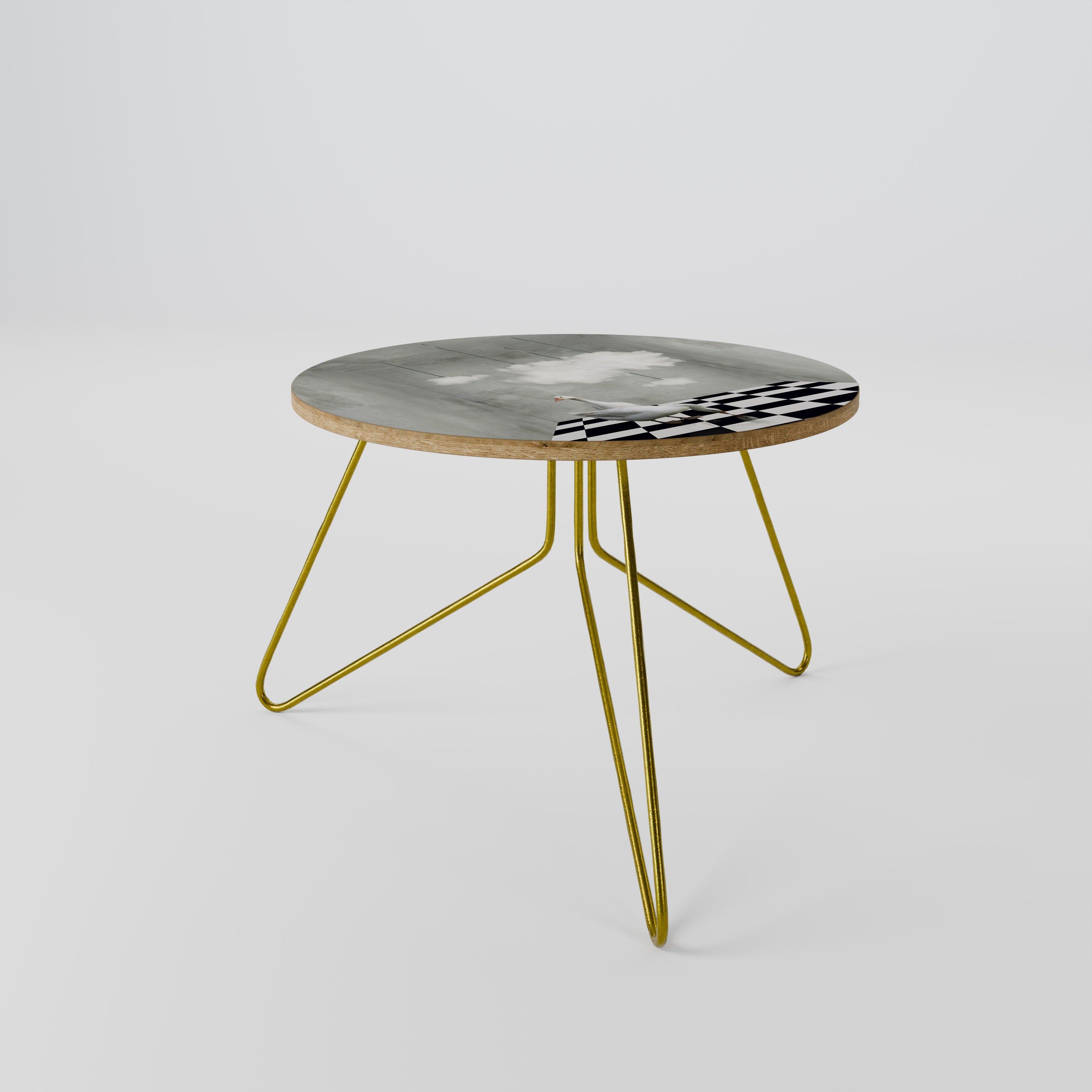 CHESS CLOUD SWAN Coffee Table 60