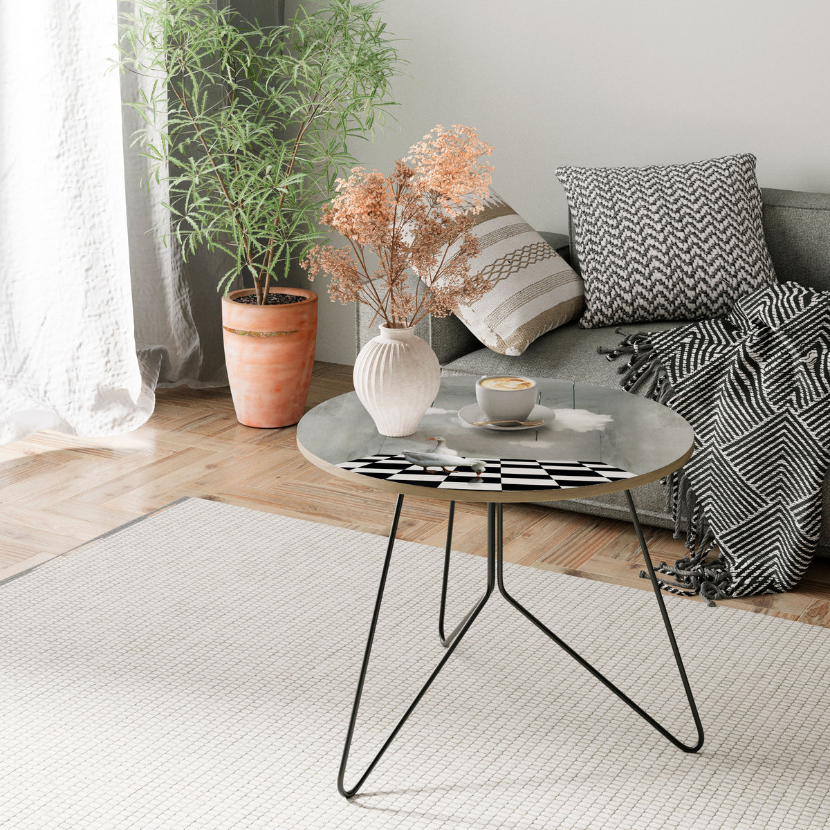 CHESS CLOUD SWAN Coffee Table