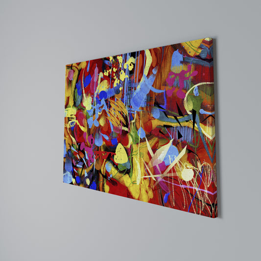 ABSTRACT RHAPSODY Horizontal Canvas Print