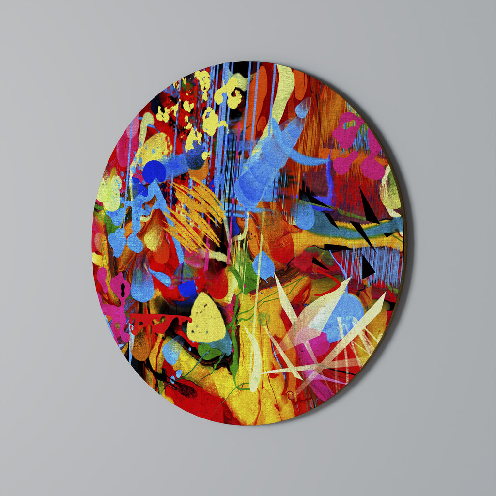 ABSTRACT RHAPSODY Στρογγυλή Τέχνη Τοίχου