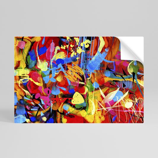 ABSTRACT RHAPSODY Αυτοκόλλητη Αφίσα οριζόντια
