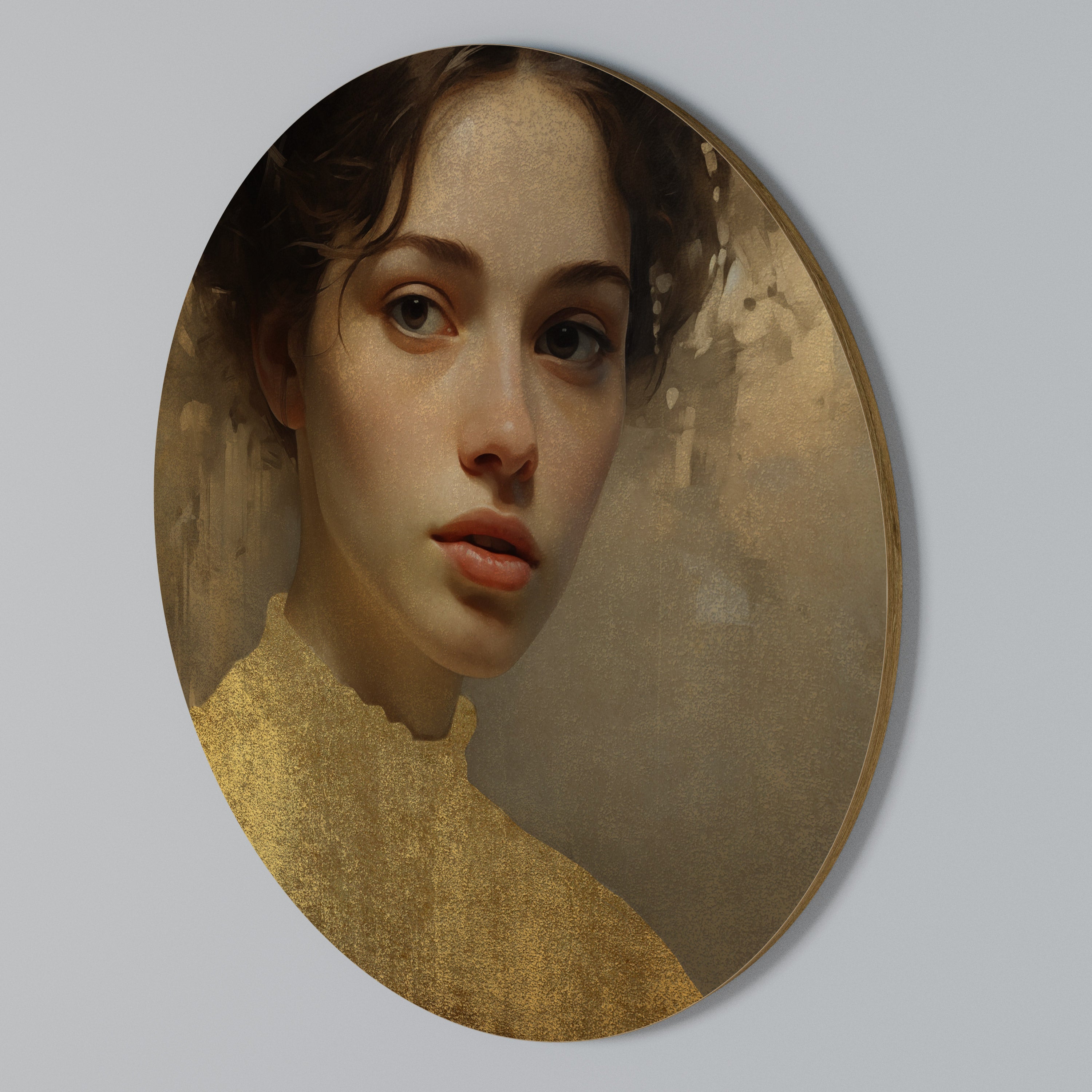 ETHEREAL ECOUNTER Round Wall Art