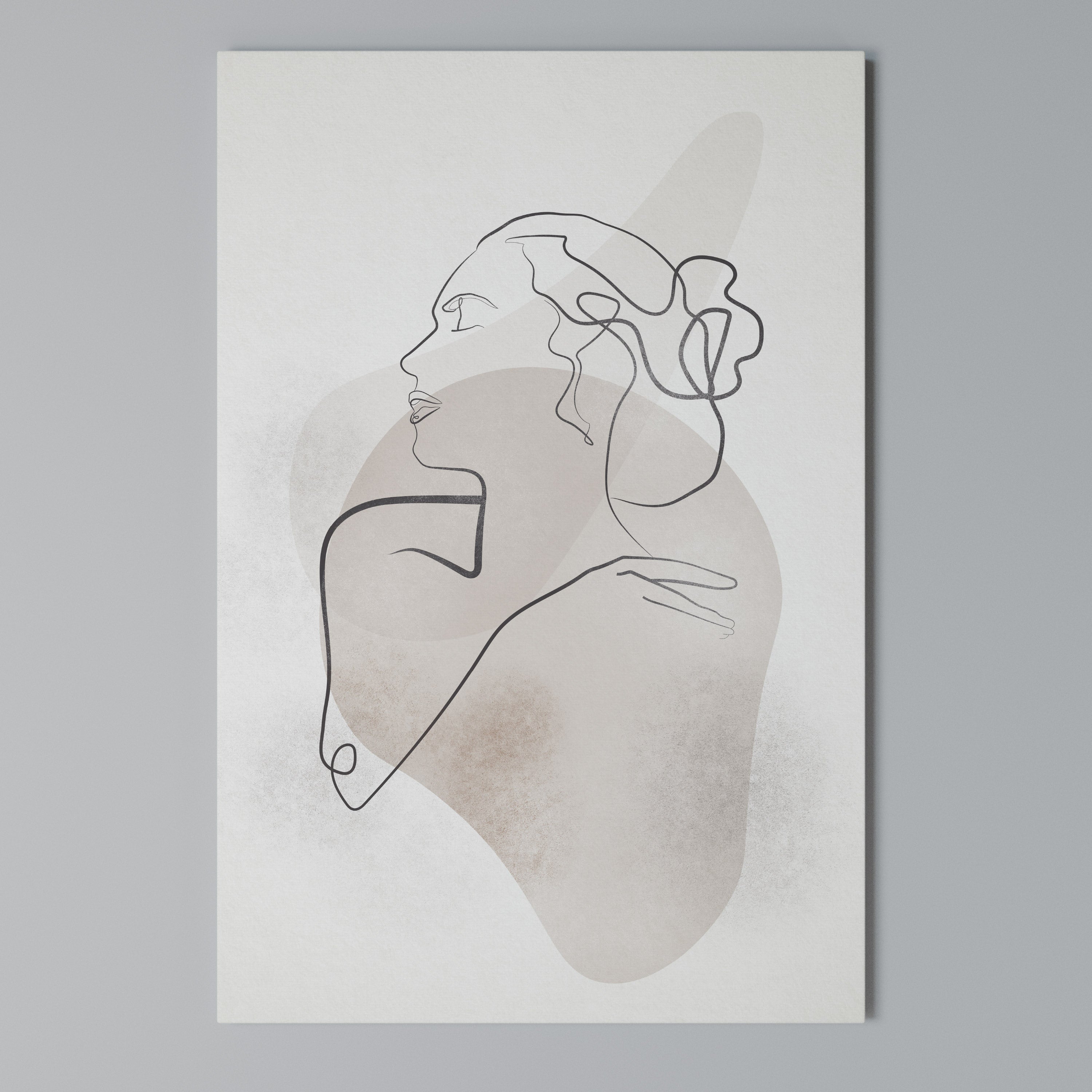 GRACEFUL LINES Κατακόρυφος Πίνακας σε Καμβά