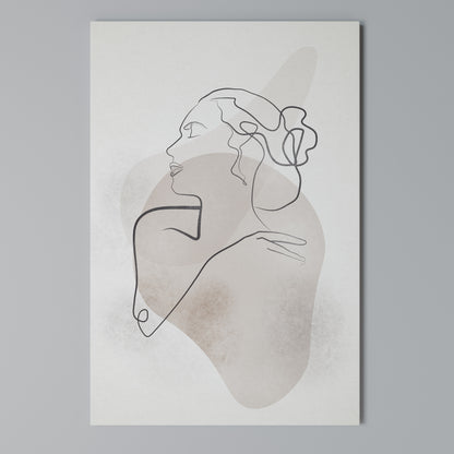 GRACEFUL LINES Κατακόρυφος Πίνακας σε Καμβά