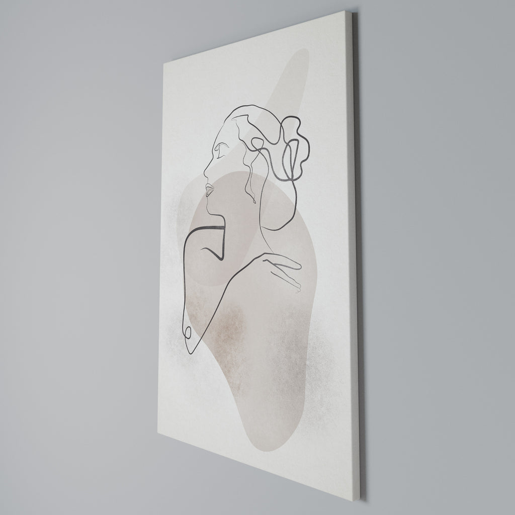 GRACEFUL LINES Κατακόρυφος Πίνακας σε Καμβά