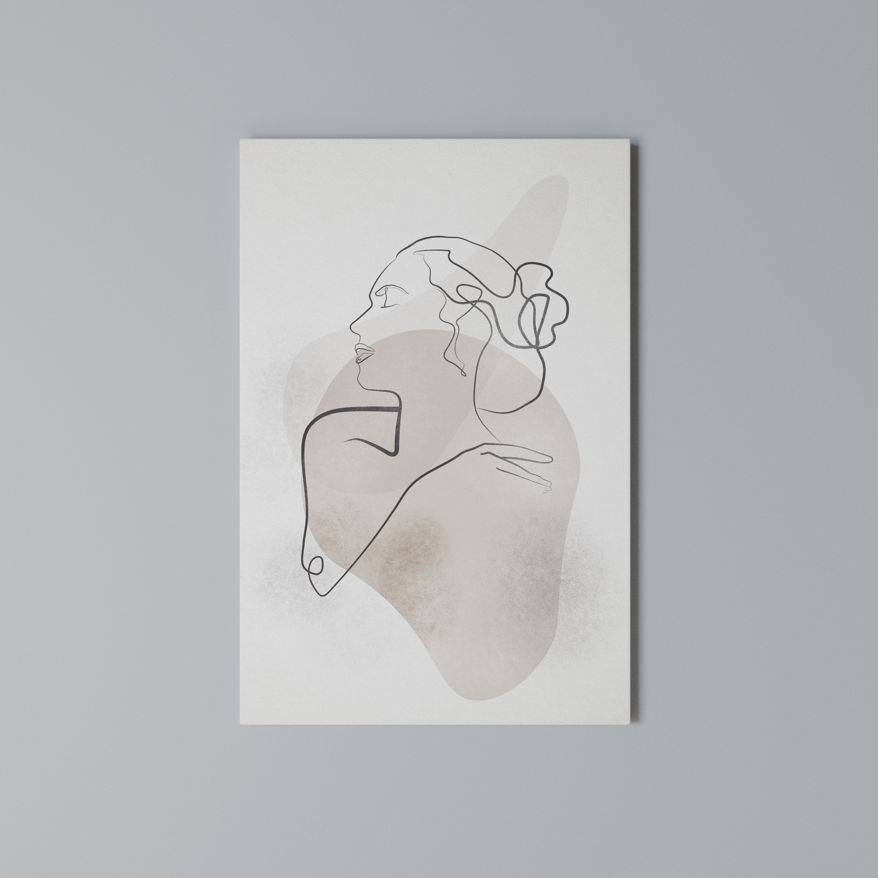 GRACEFUL LINES Κατακόρυφος Πίνακας σε Καμβά