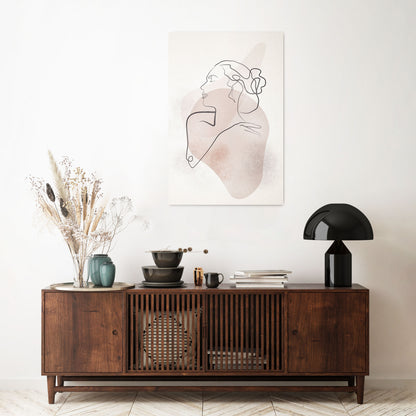 GRACEFUL LINES Κατακόρυφος Πίνακας σε Καμβά